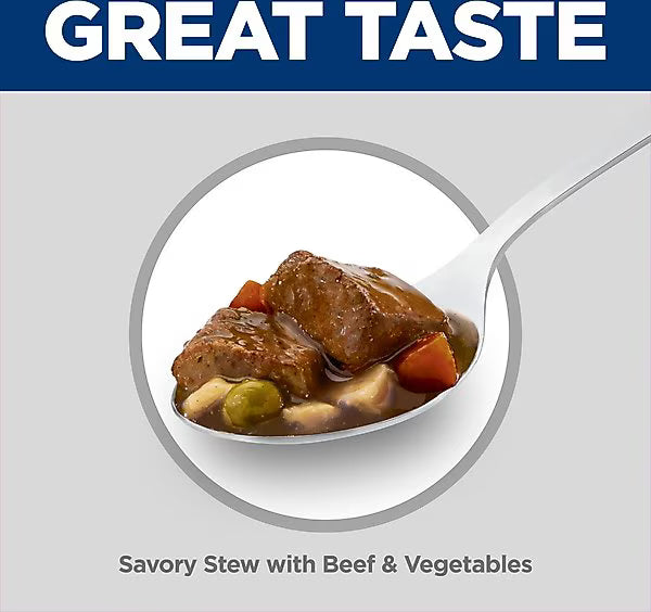 Hill's Science Diet Adult Savory Stew with Beef & Vegetables Wet Dog Food