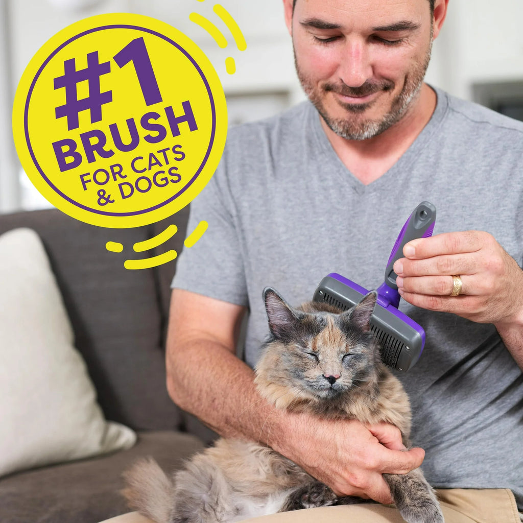 Hertzko Self-Cleaning Slicker Brush
