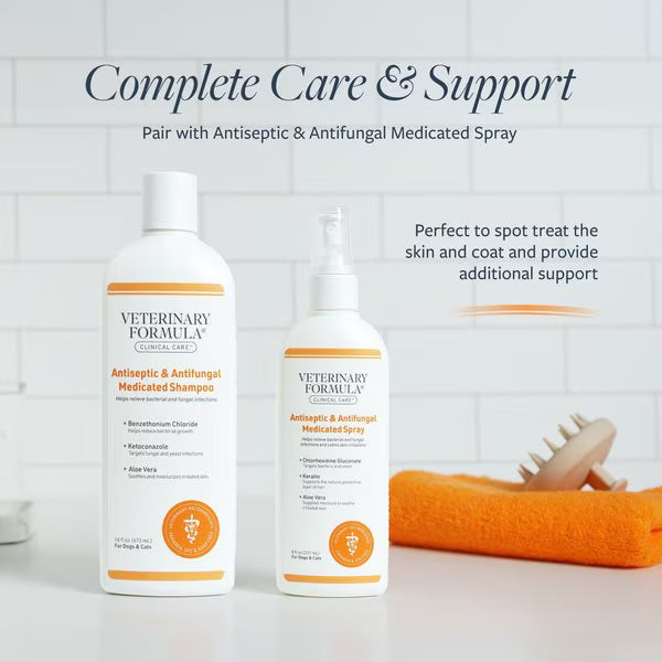 Veterinary Formula Clinical Care Antiseptic & Antifungal Medicated Shampoo