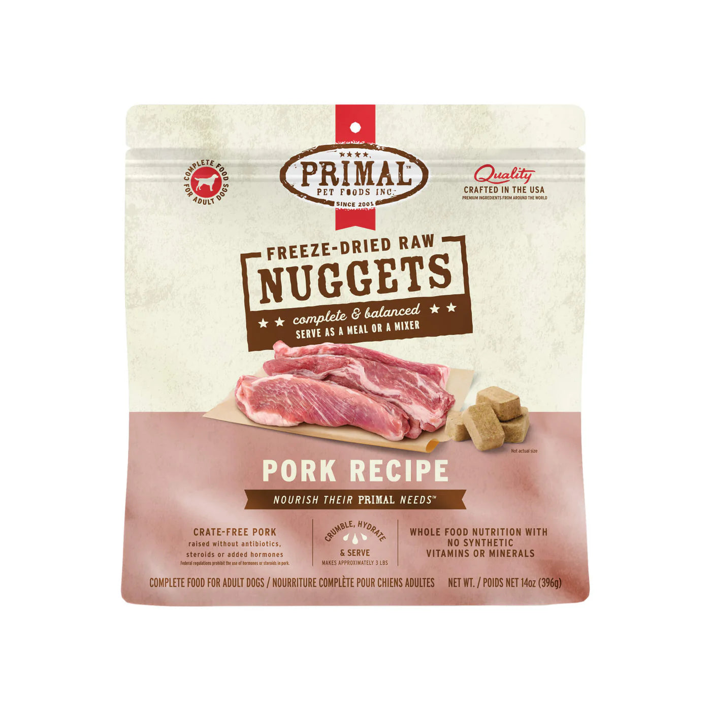 Primal Pet Foods Freeze-Dried Nuggets Dog Food